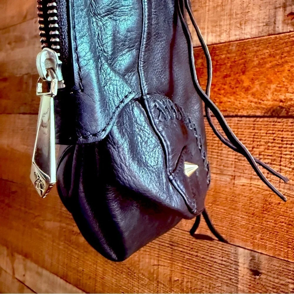 NWT Sam Edelman Marianne Studded Nuit Leather Women's Bag